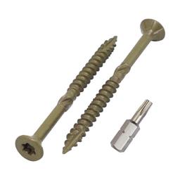 VIS A BOIS ANTICORROSION EN ACIER TRAITE TORX ( PACK DE 100 PCS ) - Image 3