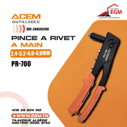 PINCE A RIVET A MAIN PR-700 ACEM - Image 2