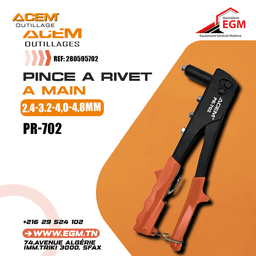 PINCE A RIVET A MAIN PR-702 ACEM - Image 2