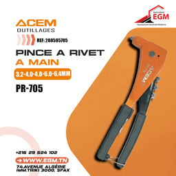 PINCE A RIVET A MAIN PR-705 ACEM - Image 2