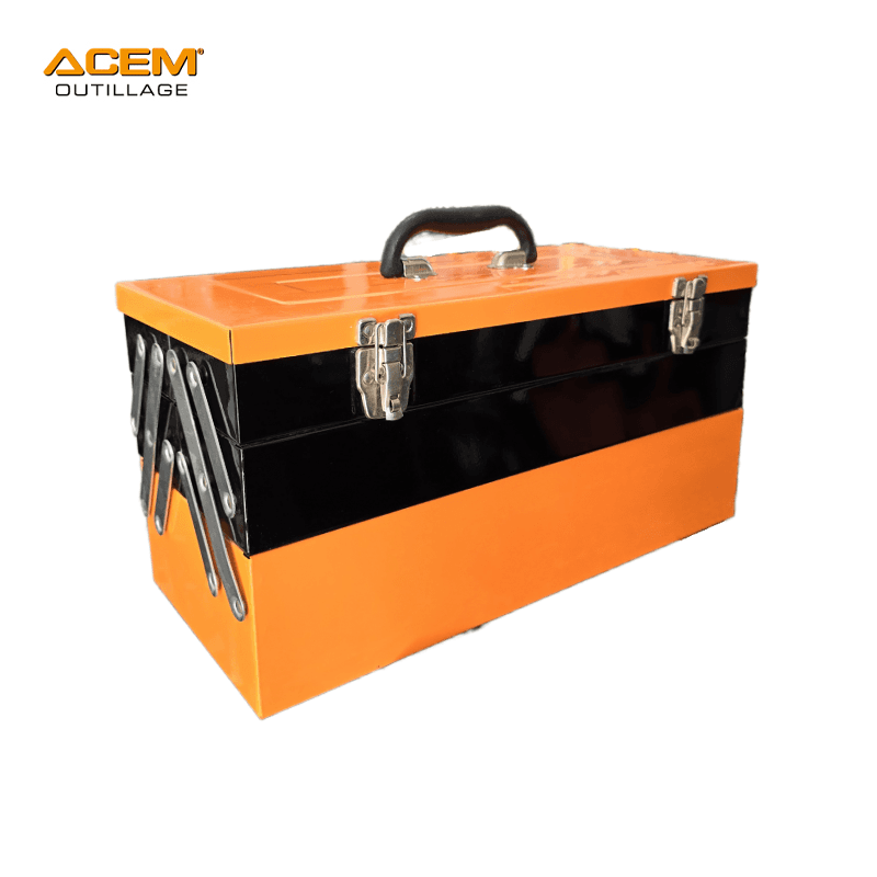 BOITE A OUTIL MÉTALLIQUE 224 455X230X200 5C ACEM EXTRA