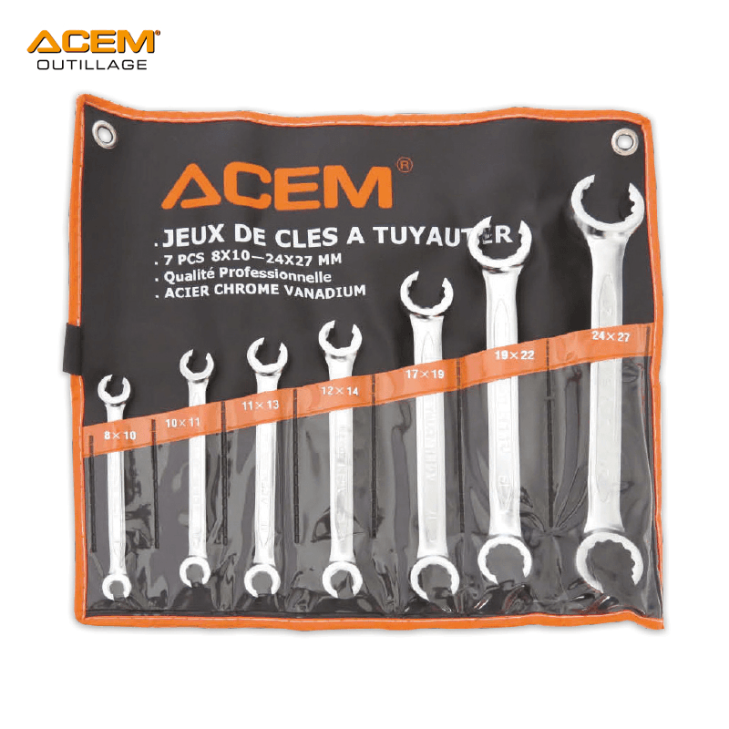 JEUX CLE TUYAUTER INCLINE 7PCS 8A27 ACEM EXTRA