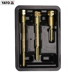 KIT DE 3 ALESOIRS DE NETTOYAGE DOUILLE BOUGIE M10X1-12X1.25-12X1.25 YATO - Image 1