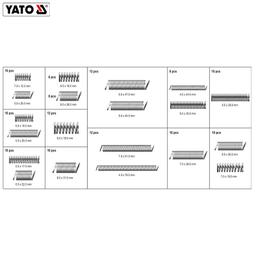 BOITE RESSORT DE TRACTIONS MIXTE ZINGUE 200 PCS YATO - Image 3