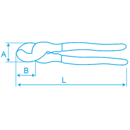 PINCE COUPE CABLE ELECTRIQUE CR-V 250MM ACEM - Image 2