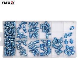 BOITE TETE DE GRAISSEUR DROITE/COUDE M6/8/10 110 PCS YATO - Image 1
