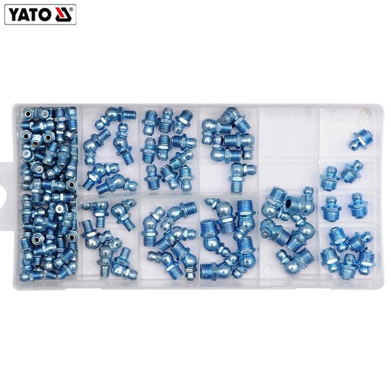 BOITE TETE DE GRAISSEUR DROITE/COUDE M6/8/10 110 PCS YATO