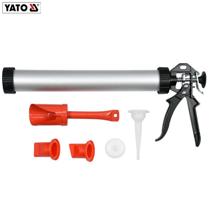 PISTOLET SILICONE EN TUBE ALUMINIUM D54MM LONG 380 MM YATO