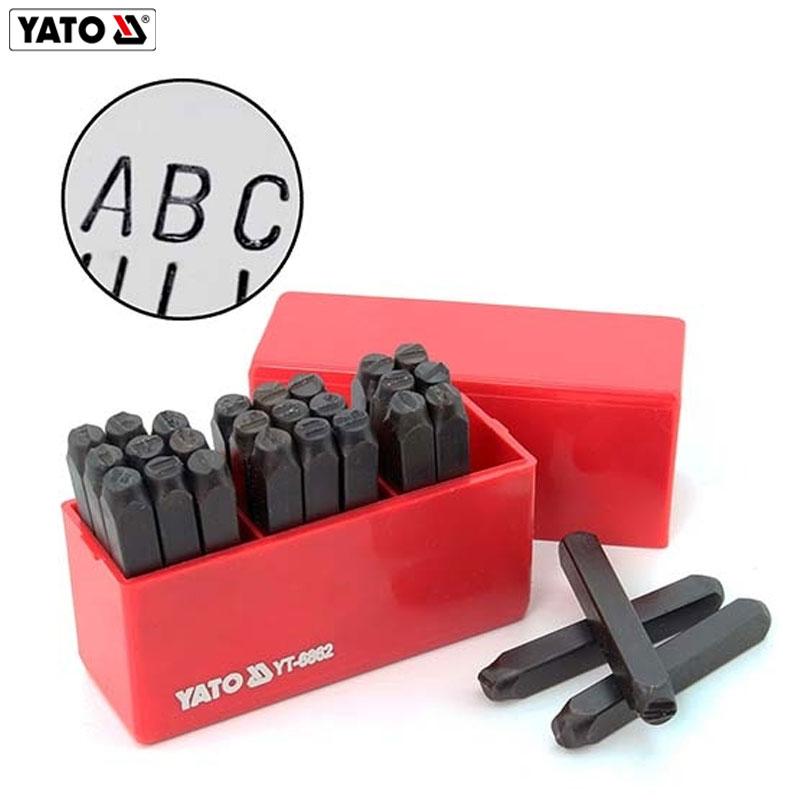 JEUX LETTRE A FRAPPER CR-V 6.0MM YATO