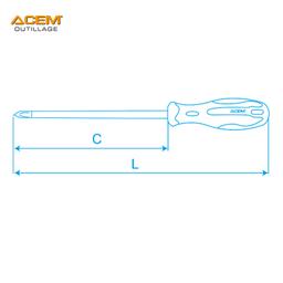 JEUX DE TOURNEVIS 6PCS CR-V MECAN ACEM EXTRA F.T - Image 3