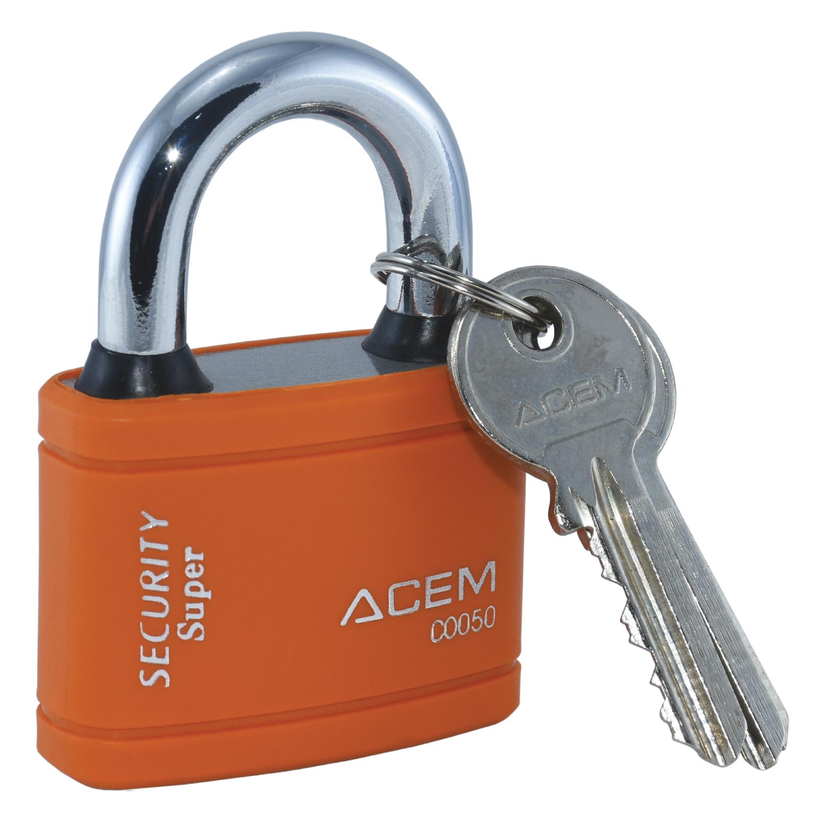 CADENAS BLOCUS+25 MM MÉTALLIQUE COUVET PLAST ORANGE CO 025 ACEM