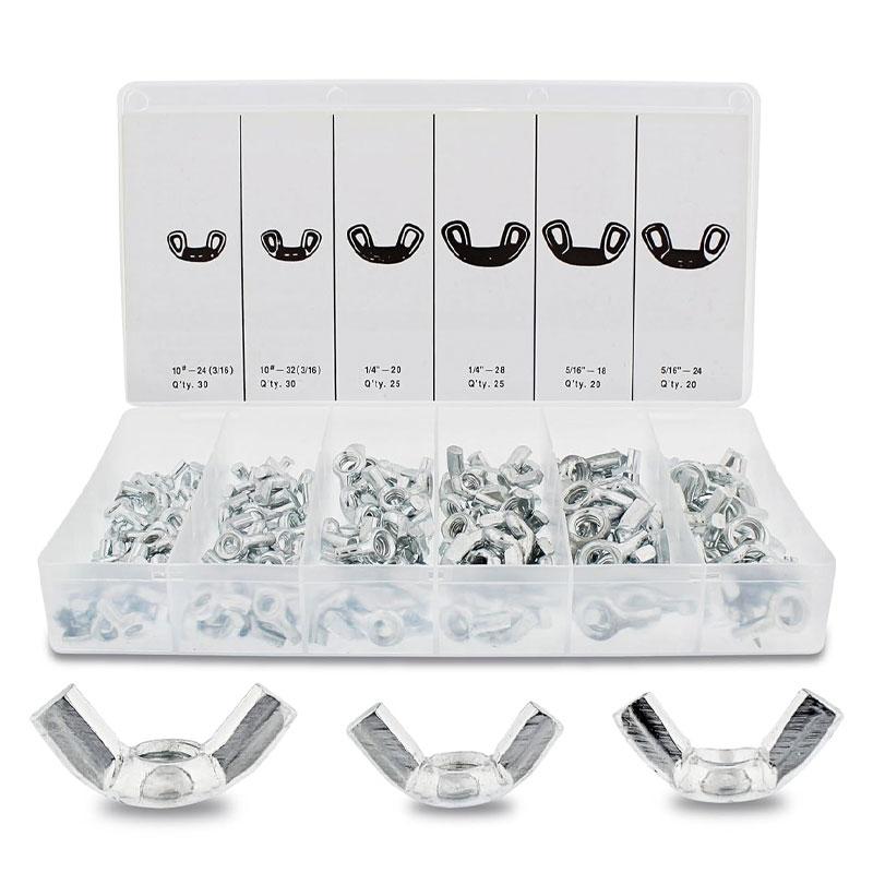 BOITE ECROU PAPILLON 150 PCS