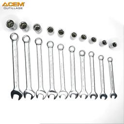 COFFRET CLE A DOUILLLE & MIXTE 21PCS TT660-021M ACEM - Image 4