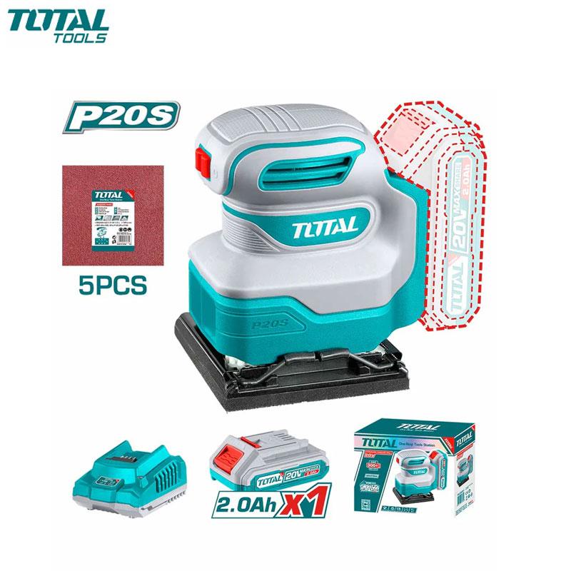 PONCEUSE VIBRANTE SANS FIL 20V AVEC CHARGEUR & 1 BATTERIE 2.0AH TOTAL