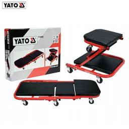 TAPIE & SIEGE ROULANTE DE MECANICIEN 2EN1  6 ROUE YATO - Image 1