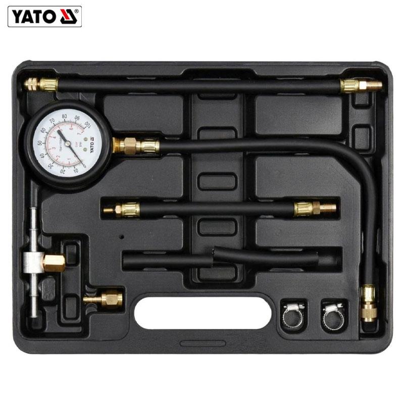 KIT DE PRESSION D'INJECTION CARBURANT 0-0.7BAR 9PCS YATO