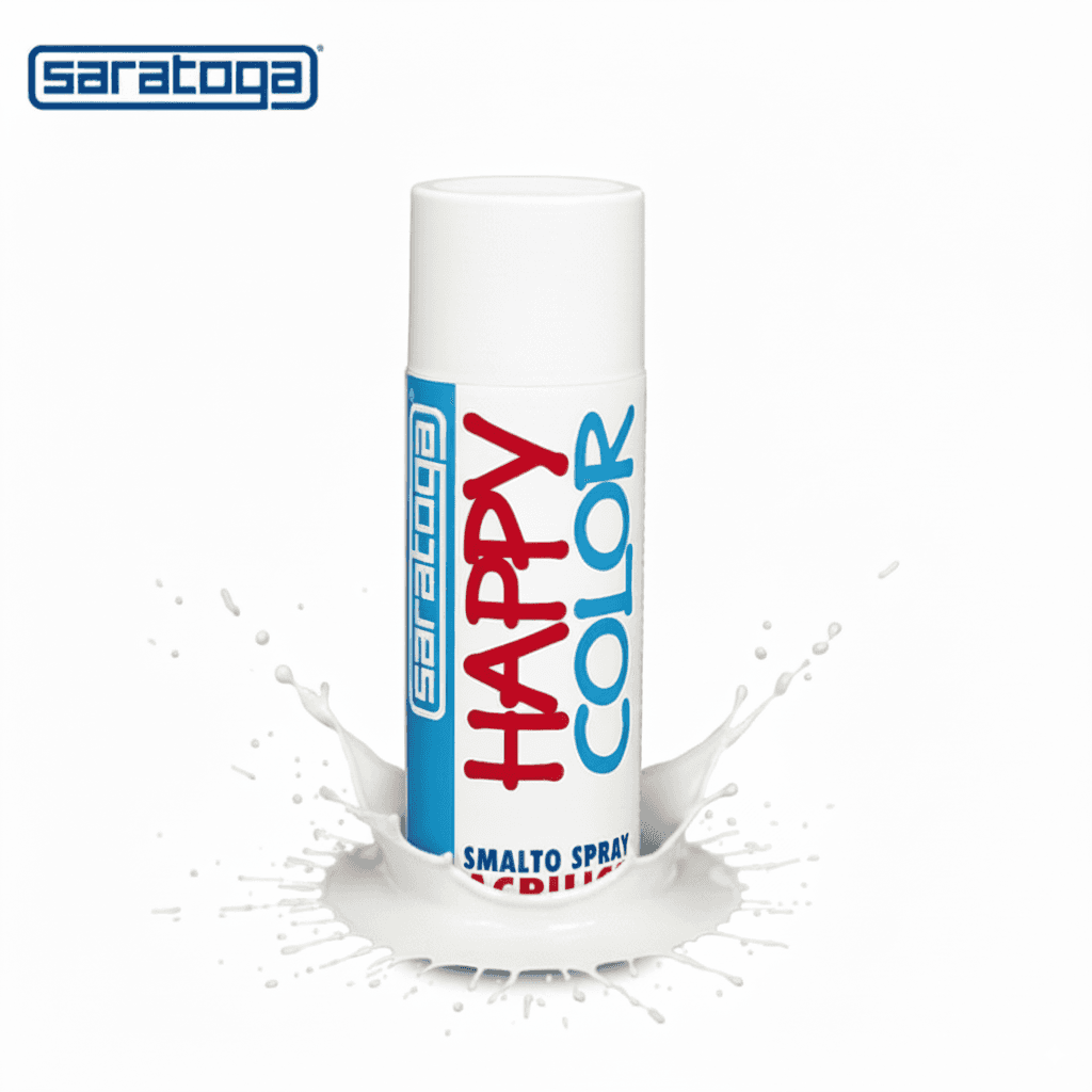 BOUTEILLE PEINTURE BLANC BRILLANT 400 ML 150.055 SARATOGA