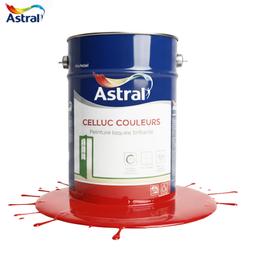 BOITE LAQUEE CELLUC ROUGE VIF 4KG ASTRAL - Image 1