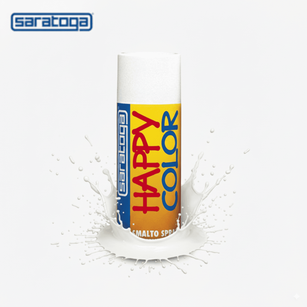 BOUTEILLE PEINTURE BLANC HAUT TEMPERATURE 400 ML 154.001 SARATOGA