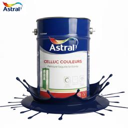 BOITE LAQUEE CELLUC BLEU OCEAN 4KG ASTRAL - Image 1