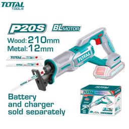 SCIE A SABRE CHARG P20S 20V 210MM SANS CHARGEUR ET BATTERIE TOTAL - Image 1