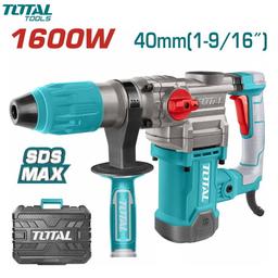 MARTEAU PERFORATEUR SDS MAX 40.0MM/630TR/MIN 1600W 10.0J 220V TOTAL - Image 2