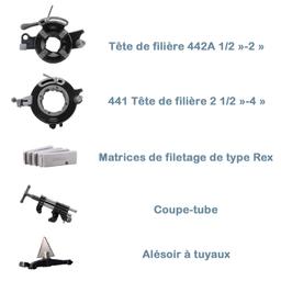 MACHINE A FILETER LES TUBES BSPT/NPT 1/2"-4" 1300W - Image 5