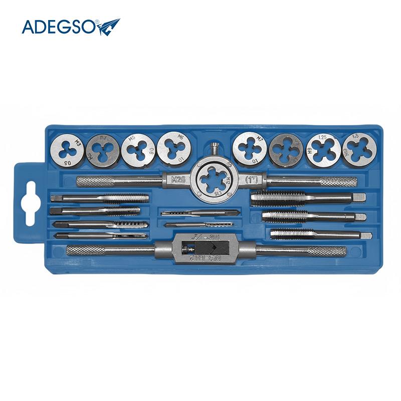 COFFRET TARAUDS ET FILIERES 3A12MM 20PCS ADEGSO