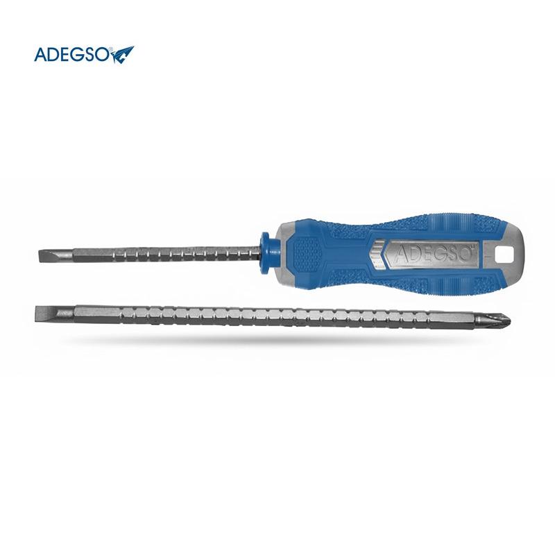 TOURNEVIS 2 EN EXTENSIBLE &amp; CHANGEABLE FR SL6/AM PH2 CR-V 100-150MM ADEGSO