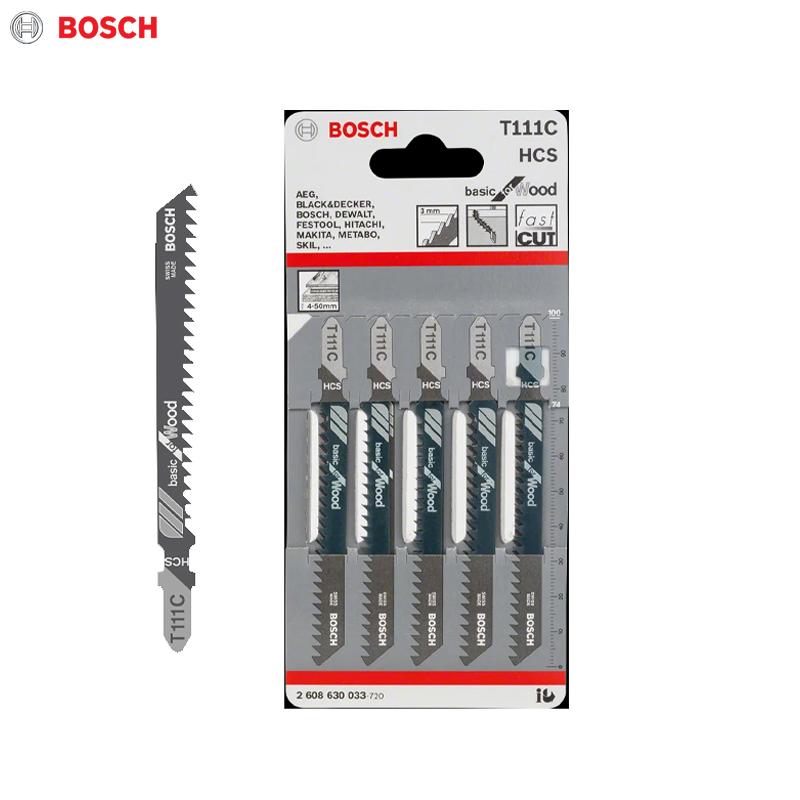 JEUX DE LAME SCIE SAUTEUSE 100MM T 111C BASIC FOR WOOD 5PCS - BOSCH
