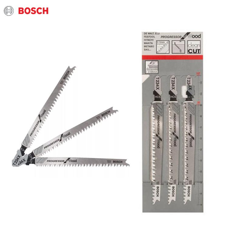 JEUX DE LAME SCIE SAUTEUSE T234X HCS FOR WOOD - BOSCH