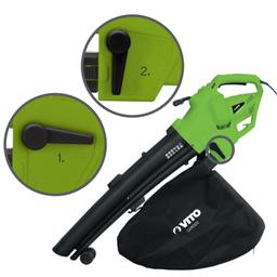 SOUFFLEUR & ASPIRATEUR JARDIN ELECTRIQUE 3000W VITO - Image 4