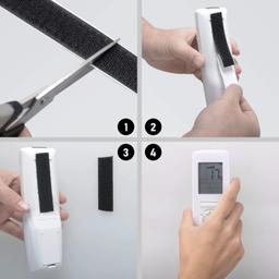 ATTACHES RAPIDES ADHESIVES EN BANDES 100CMX2X20MM BLANC CORA - Image 3