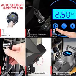 Compresseur d'air Portable de voiture 12V RHINO - Image 6