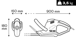 TAILLE HAIE ELECTRIQUE 550W 220V VITO - Image 6