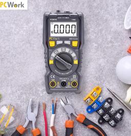 MULTIMETRE DIGITAL ECRAN LCD CAT III 600V PCWORK "PCW01B" - Image 4