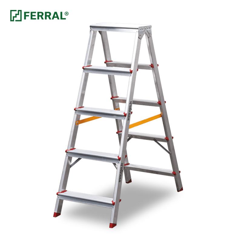 ESCABEAU DE MONTAGE EN ALUMINIUM DOUBLE FERRAL