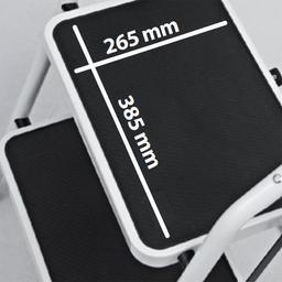 ESCABEAU EN ACIER BLANC & NOIR CONFORTO Ferral - Image 2