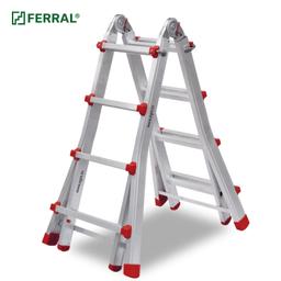 ECHELLE TRANSFORMABLE TELESCOPIQUE EN ALUMINIUM Ferral - Image 1