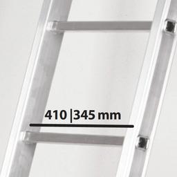 Echelle DOUBLE en aluminium coulissant transformable FERRAL - Image 2