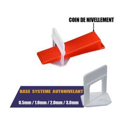 COIN & BASE DE SYSTEME AUTONIVELANT 100 PCS - Image 1