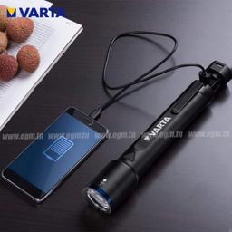 TORCHE RECHARGEABLE 10W HAUT GAMME AVEC CABLE USB/POWER BNK 2600mAH VARTA - Image 3