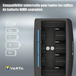 CHARGEUR PILLE UNIVERSEL 5EN1 AA/AAA/C/D/9V VARTA - Image 3