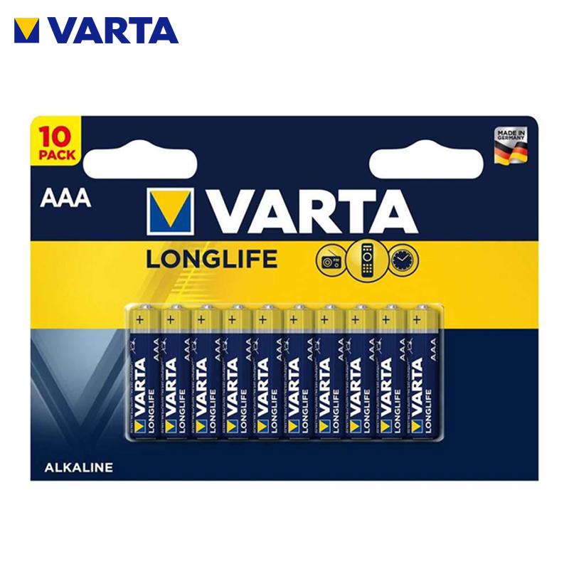 PACK 10 PILES LONGLIFE EXTRA R03 AAA VARTA