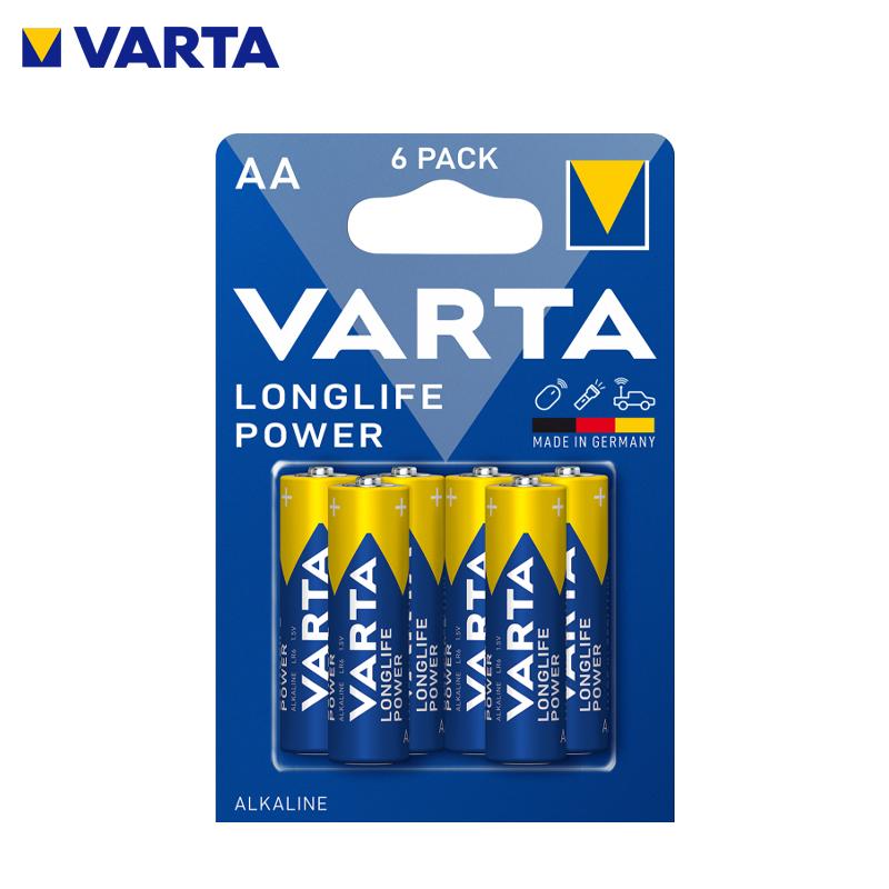 PACK 6 PILES LONGLIFE POWER LR6 AA VARTA