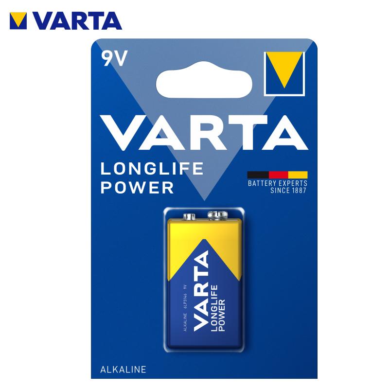 Pile Alcaline 9V / 6LR61 LongLife Power VARTA