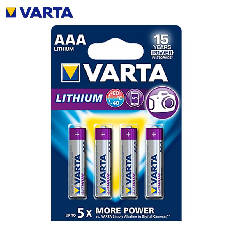 PACK 4 PILES ULTRA LITHIUM AAA LR03 VARTA