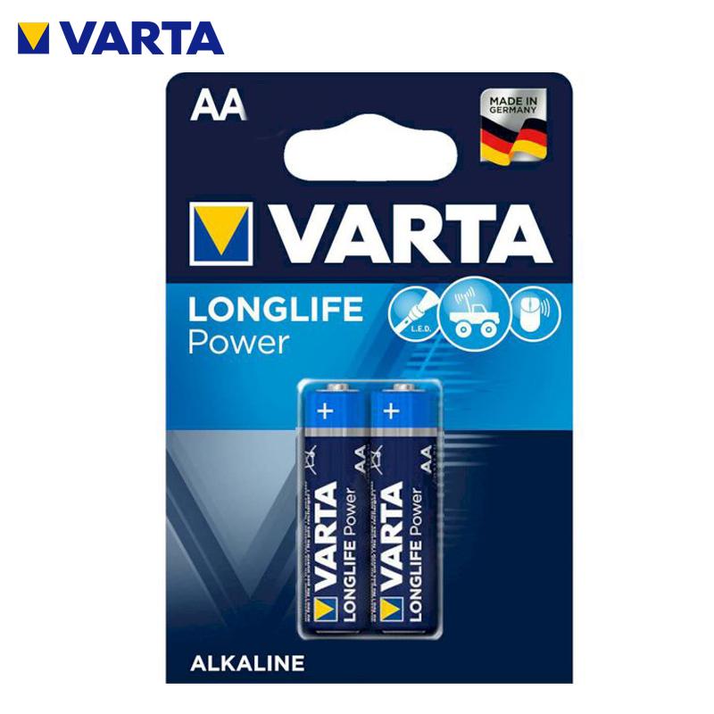 PACK 2 PILES ALCALINES LONGLIFE POWER AA LR6 1.5V VARTA