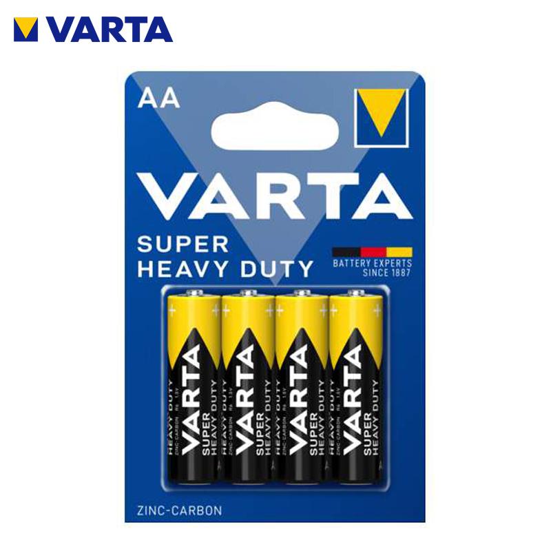 PACK 4 PILES SUPER HEAVY DUTY AA R6 1.5V VARTA