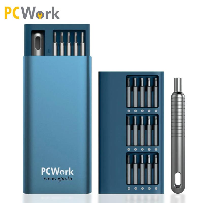Jeu de tournevis de précision 30 en 1 PCWORK
